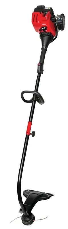 Gas String Grass Trimmer, Curved Shaft, 25cc Engine, 17 In. Swath