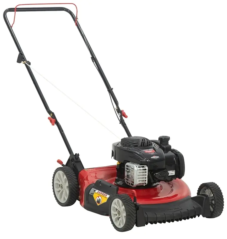 2-in-1 Gas Lawn Mower, 140cc Engine, 21 In. Deck