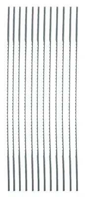 12-pack 5-in Plain High Speed Steel Scroll Saw Blade