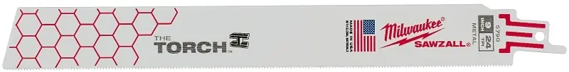 Sawzall The Torch Reciprocating Saw Blades, 24 Tpi, 9 In., 5-pk.