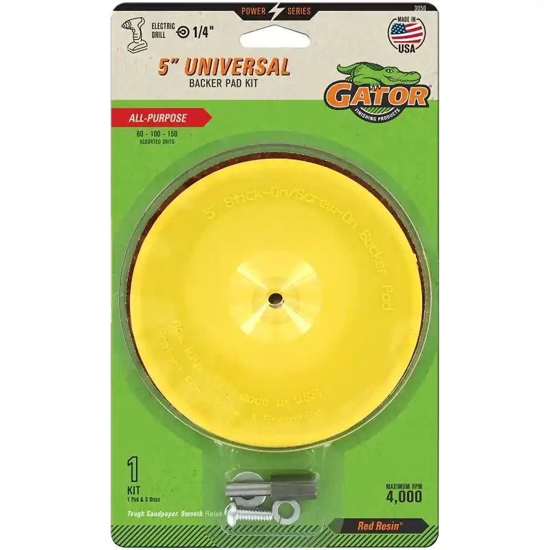 Stick-on Sanding Discs Kit, 5 In.
