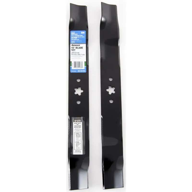 42 In. Standard Mower Blade Set For Riding Mowers 2 Pk
