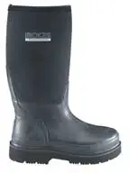 Men‘s Rancher Waterproof Boot - Size 12 - Black Rubber Neoprene