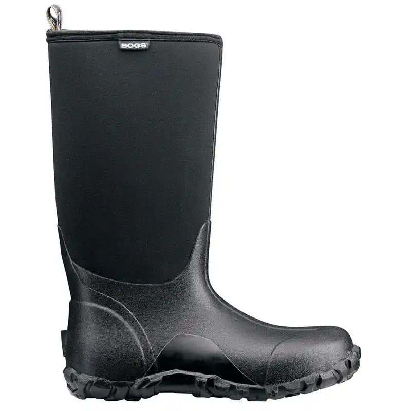 Classic High Men‘s 14 In. Waterproof Rubber Boot Size 8 - Black