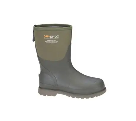 Men‘s Sod Buster Boots, Size 12, Moss Grey, Waterproof & Insulated