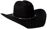 Justin Men‘s 3x Hills Hat, Black, Size 7