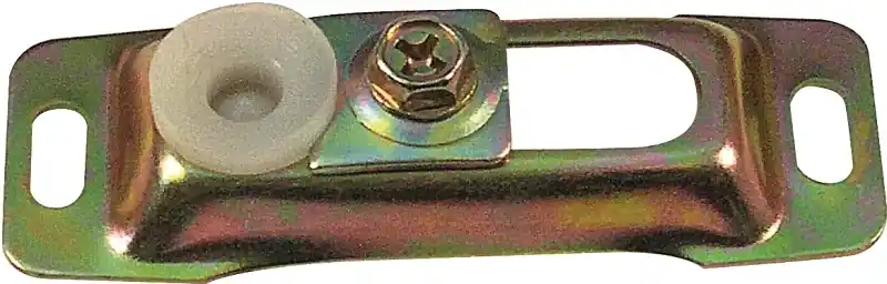 Prime-line 1-1/6 In. L Brass-plated Steel Bracket 1 Pk