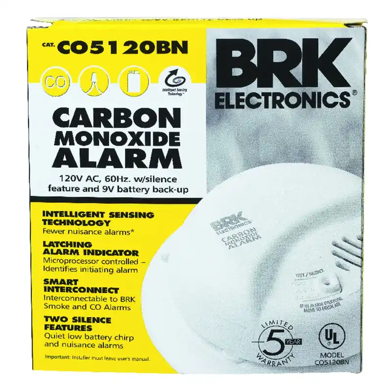 Hard-wired W/battery Back-up Electrochemical Carbon Monoxide Detector