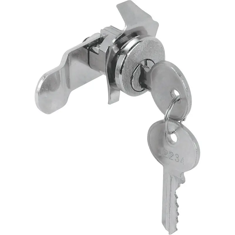 S4129 Nickel Steel 5-pin Tumbler Mailbox Lock With 2 Keys