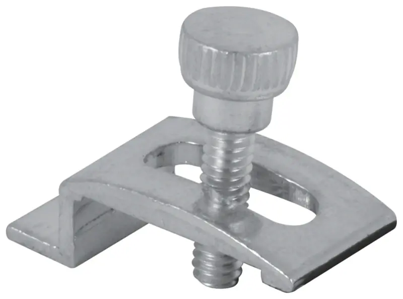 Prime-line Mill Aluminum Storm Door Panel Clip For 1/2 Inch 8 Pk