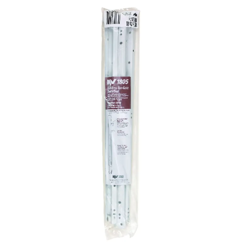 22 In. L Steel Self Close Drawer Slide 2 Pk