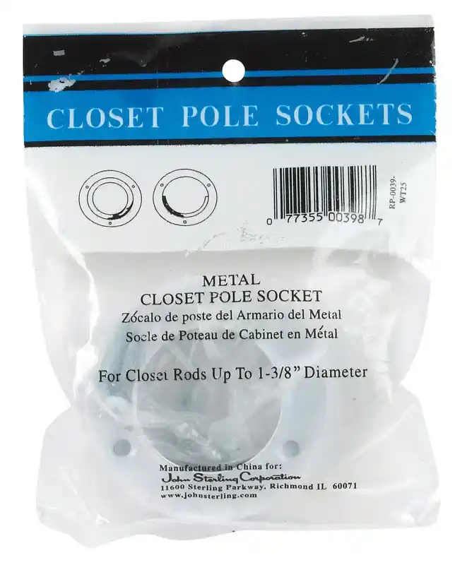 Pro 1-3/8 In. L X 1-3/8 In. D Powder Coated Steel Rod Socket