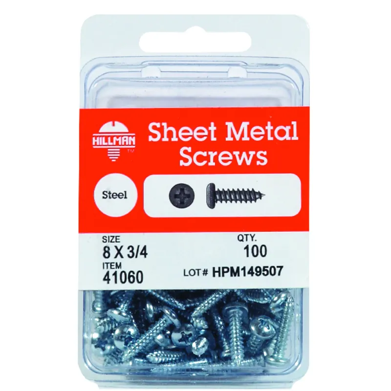 No. 6 Ga. X 1/2 In. L Phillips Pan Head Sheet Metal Screws 1 Pk