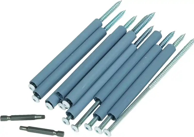 7 In. L Hex/slotted Hex Head Gutter Screw W/ferrule 10 Pk