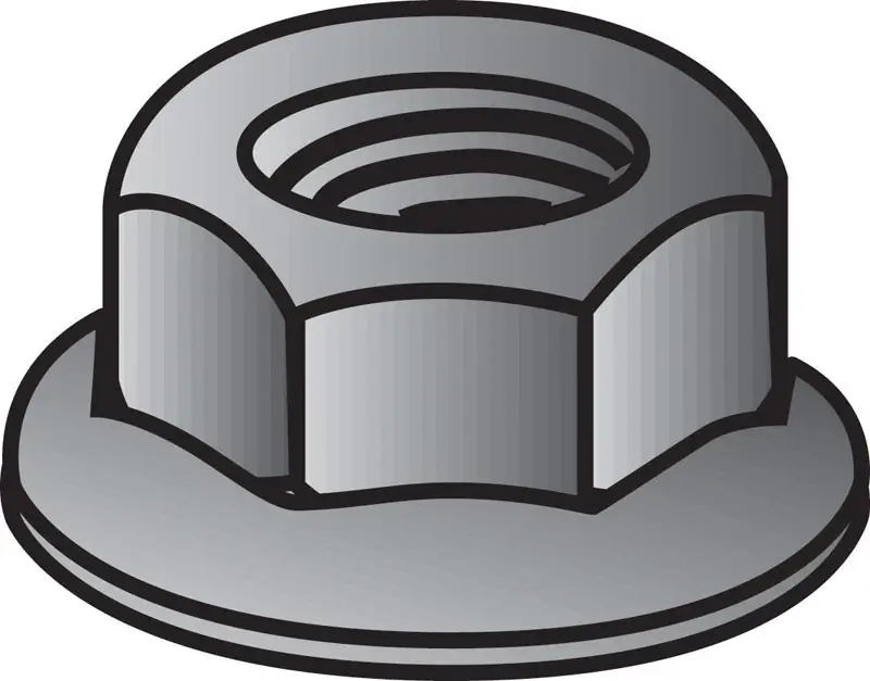 1/4 In. Zinc-plated Steel Uss Whiz Lock Nut 1 Pk