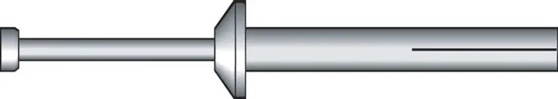 1/4 In. D X 2 In. L Zinc Round Head Hammer Drive Anchor 2 Pk