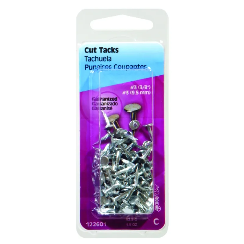 No. 4 X 7/16 In. L Galvanized Silver Steel Cut Tacks 1 Pk