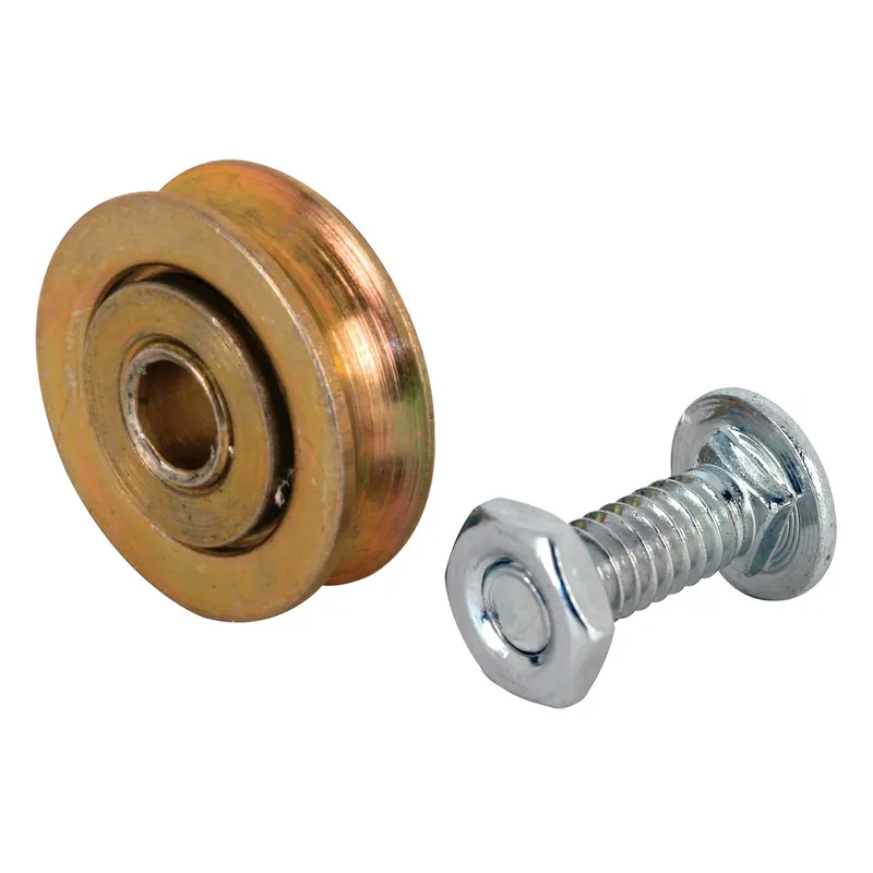 Prime-line 1 In. D X 5/16 In. L Mill Steel Roller Assembly 2 Pk