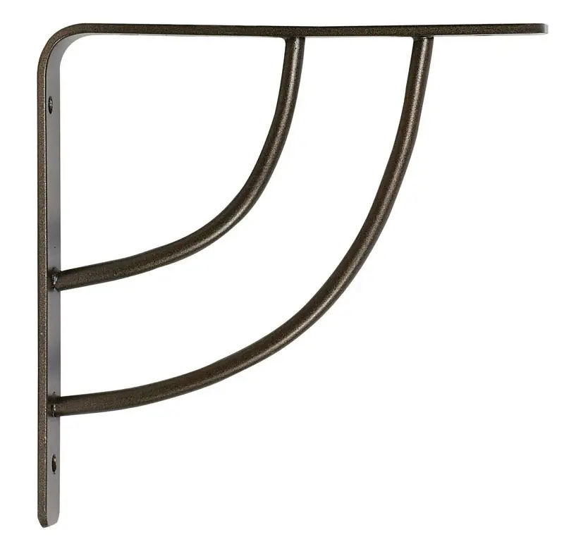 John Sterling Bronze Bracket 12 Ga. 6 In. L 100 Lb