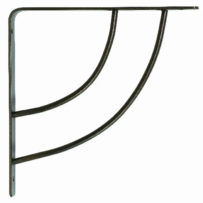 John Sterling Bronze Shelf Bracket 8 In. L 100 Lb Capacity