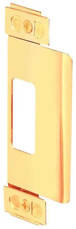 Large Brass Adjustable Door Strike Plate 4-7/8 In. X 1-1/4 In.