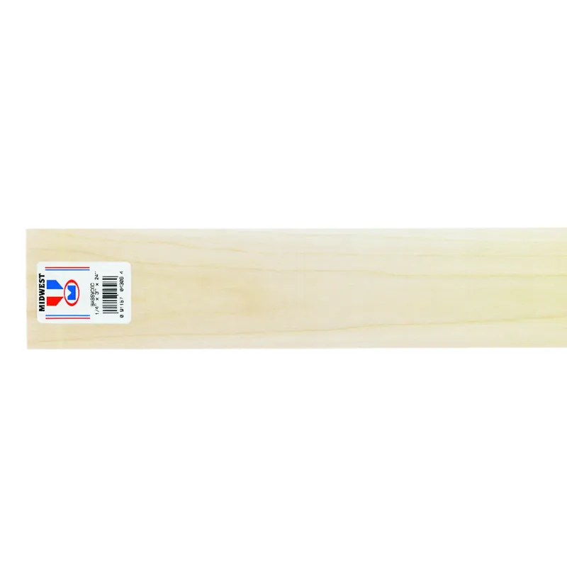 Basswood, 1/4 X 3 X 24 In.