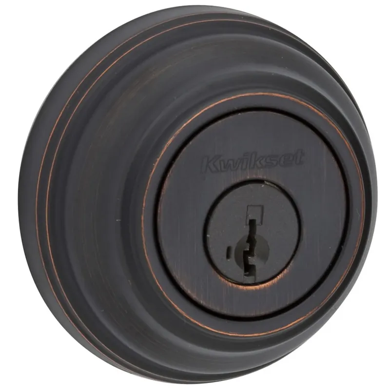 Signature Bronze Single Cylinder Deadbolt