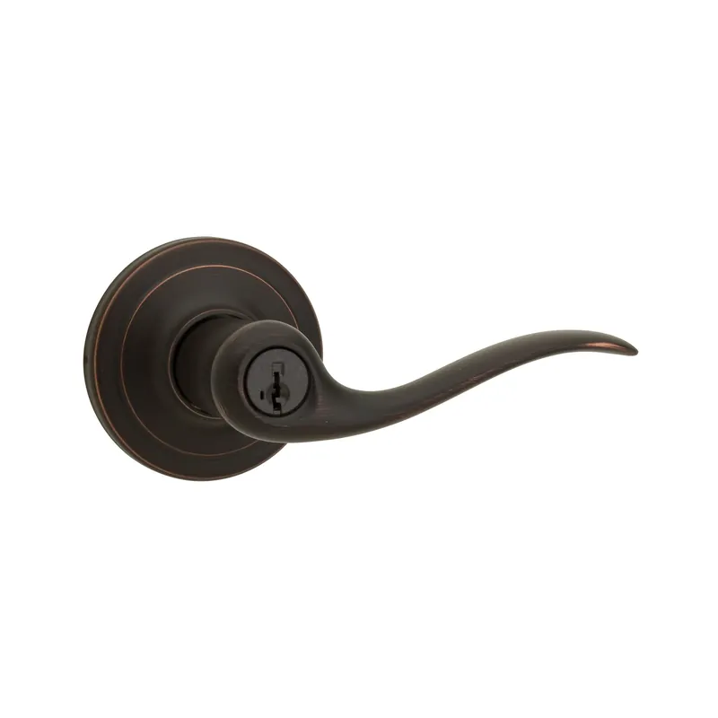Signature Bronze Tustin Universal Keyed Entry Lever
