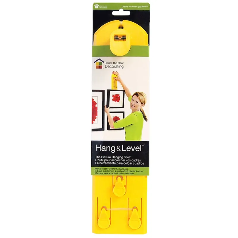 Yellow Picture Hanger Tool, 10 Lb Capacity, Model 100119