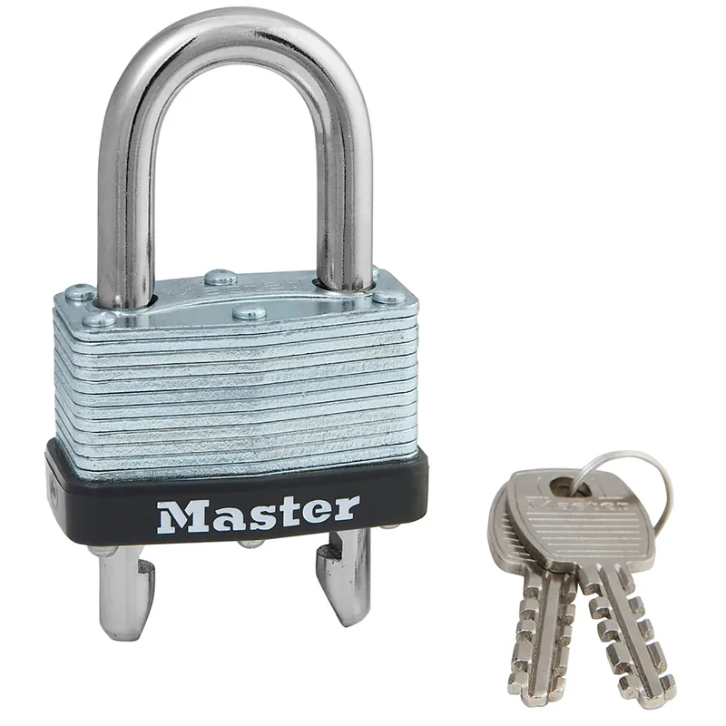 1-3/4 In. Keyed Padlock, Warded Steel,