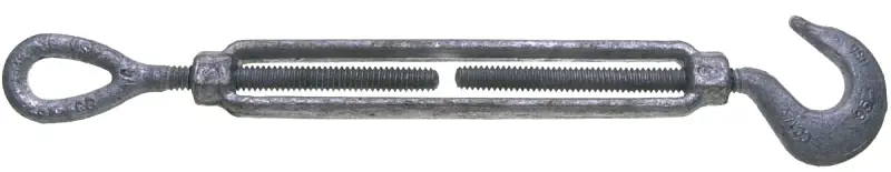 Baron Galvanized Steel Turnbuckle 1500 Lb. Capacity 1/2 In. X 6 In.