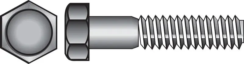 1/2 In. D X 7 In. L Hot Dipped Galvanized Steel Hex Bolt 25 Pk