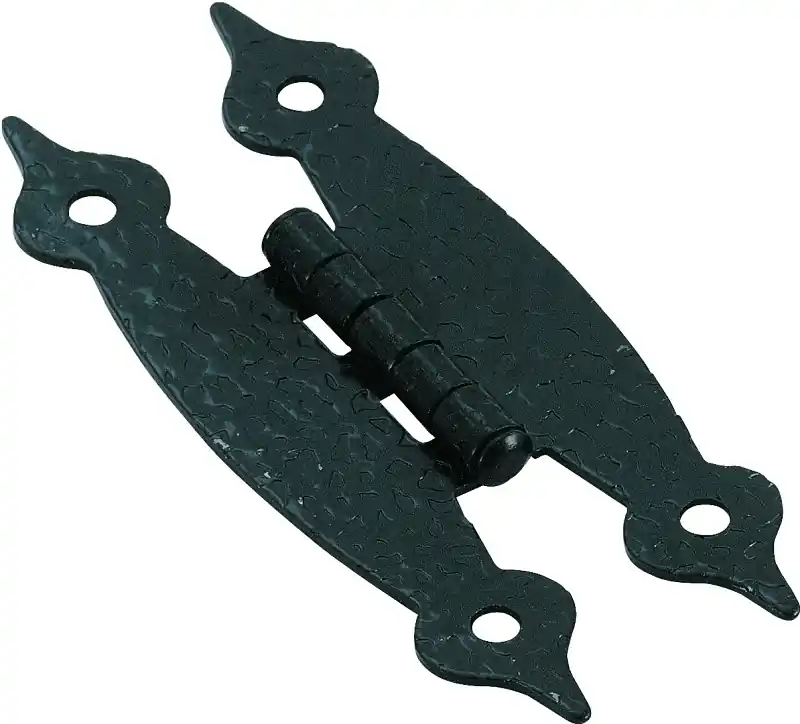 1-1/2 In. W X 3-1/2 In. L Black Steel Cabinet Hinge 1 Pk
