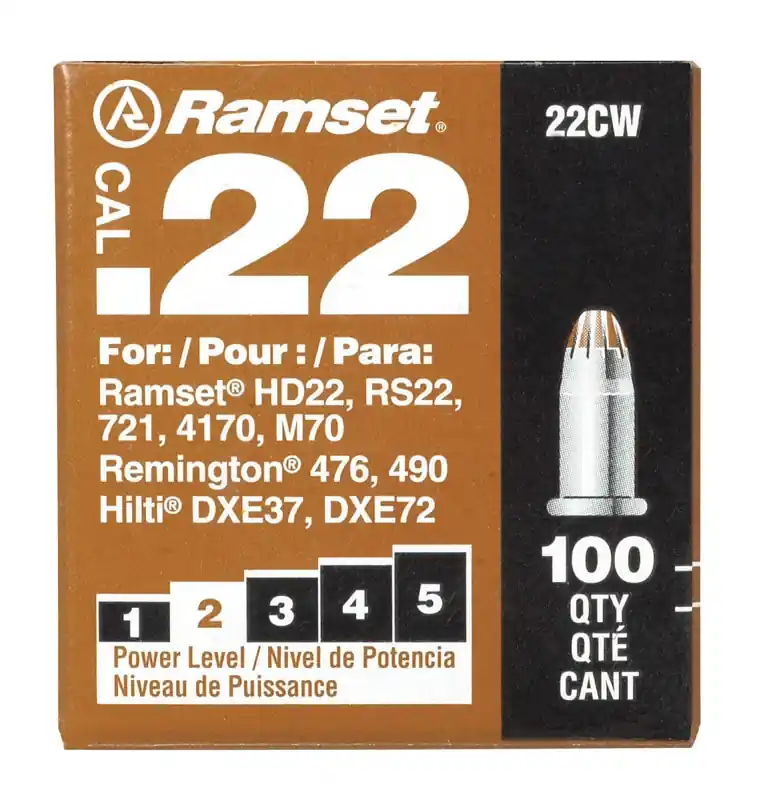 0.22 In. D Steel Powder Loads 100 Pk