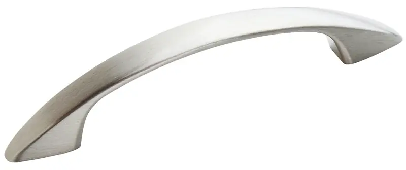 Contemporary Arch Cabinet Pull 3 In. Satin Nickel Silver 10 Pk