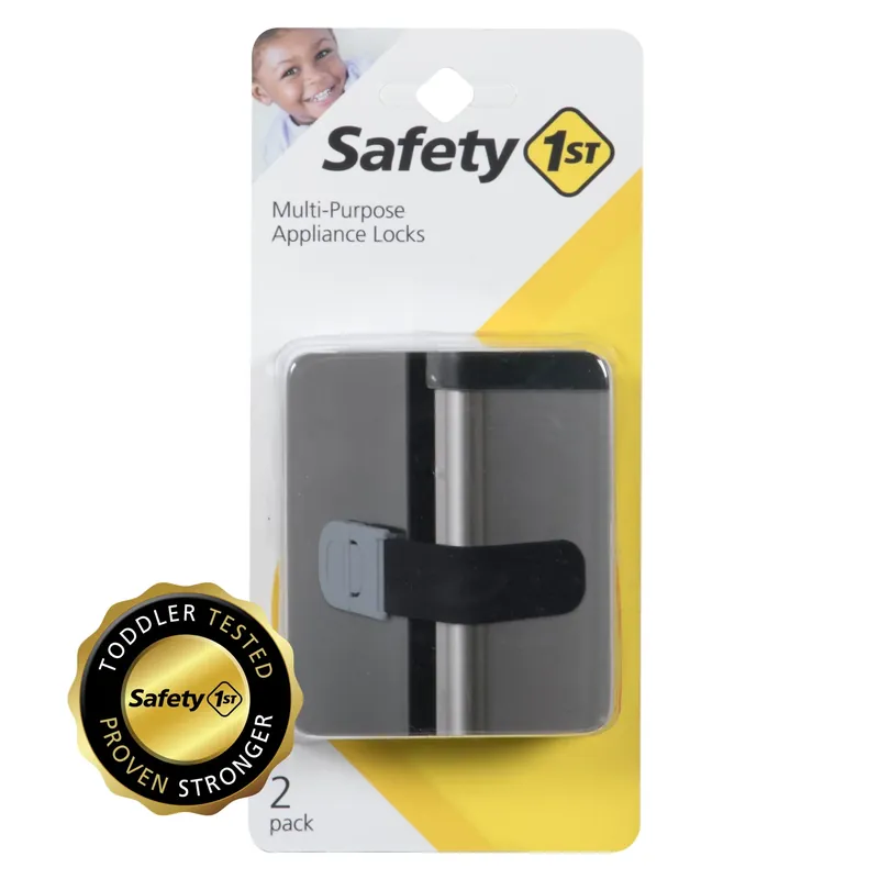 Black Plastic Appliance Latch 2 Pk