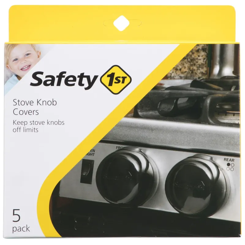 Black Plastic Oven Door Lock 5 Pk