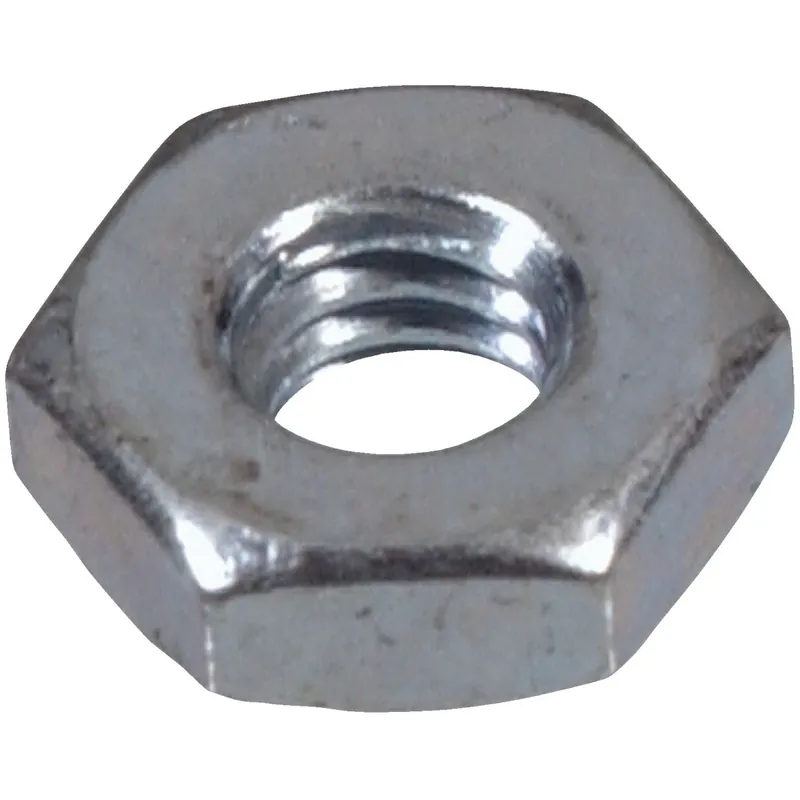 12 In. Zinc-plated Steel Sae Screw Nut 100 Pk