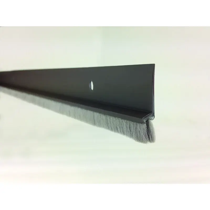 M-d Brown Vinyl Door Sweep With Pile Brush 36 In. L X 2.75 In. W