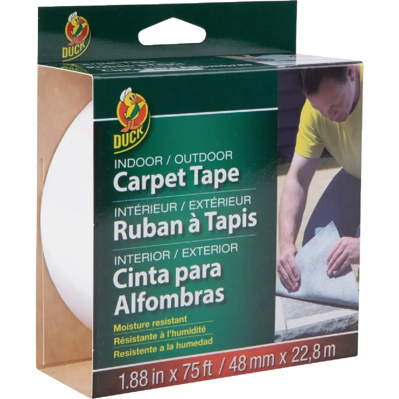 1.88 In. X 75 Ft. Indoor/outdoor Fiberglass Carpet Tape - Moisture Resistant