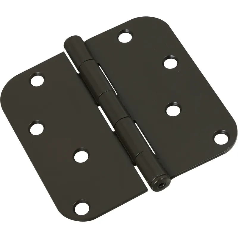 4 In. L Oil Rubbed Bronze Door Hinge 1 Pk