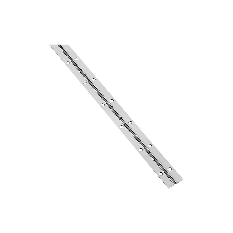 48 In. L Nickel Continuous Hinge 1 Pk