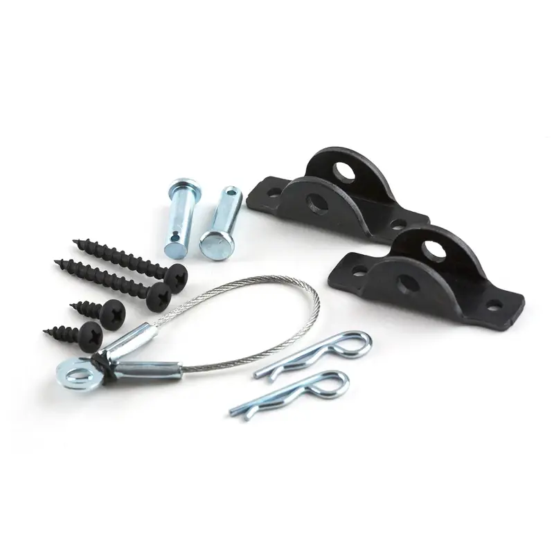 Black Furniture Anti-tip Kit 400 Lb Capacity With Installation Hardware