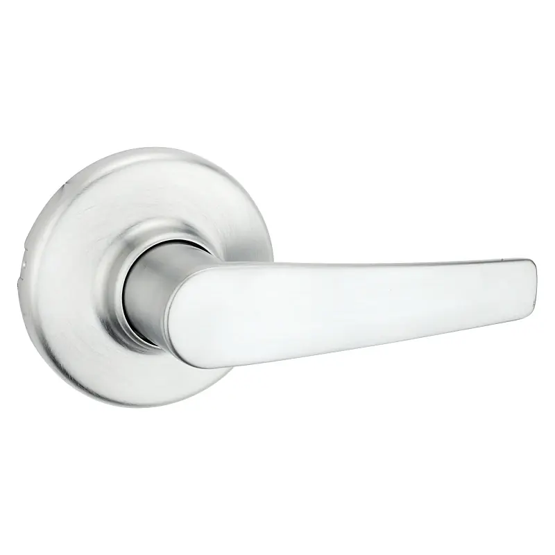 Security Delta Passage Lever Lockset, Satin Chrome