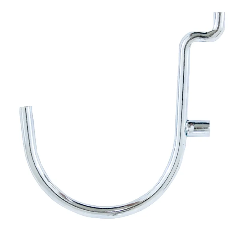 Zinc Plated Silver Steel 1.5 In. Peg Hooks 5 Pk
