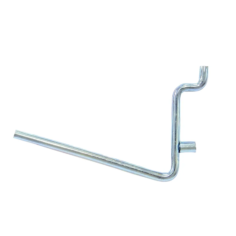Chrome Plated Silver Steel 2.5 In. Peg Hooks 5 Pk