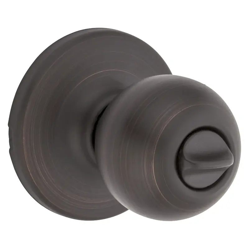 Polo Knob Privacy Lockset, Venetian Bronze