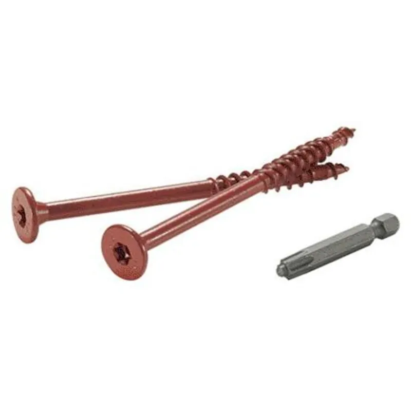 Flatlok No. 14 Each X 5 In. L Torx Ttap Epoxy Coarse Wood Screws 50 Pk