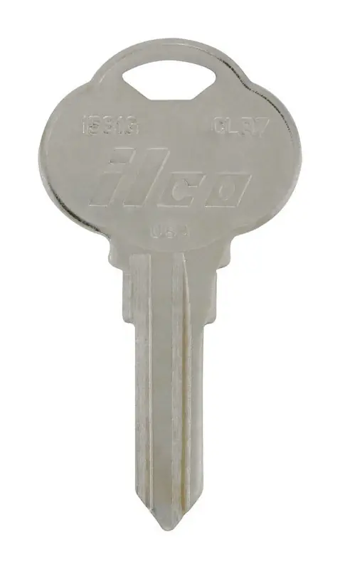 Keykrafter Automotive Key Blank 188 Double For Club Steering Wheel Silver