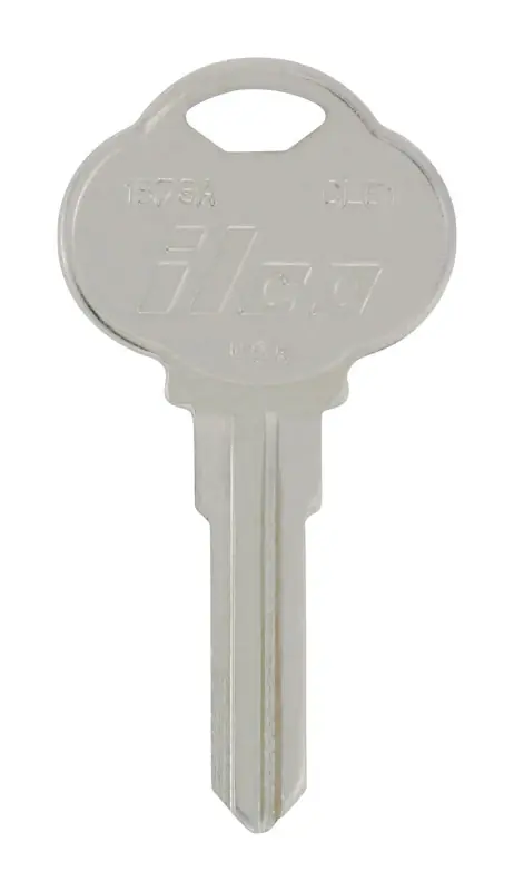 Keykrafter Automotive Key Blank 187 Double For Club Steering Wheel Silver